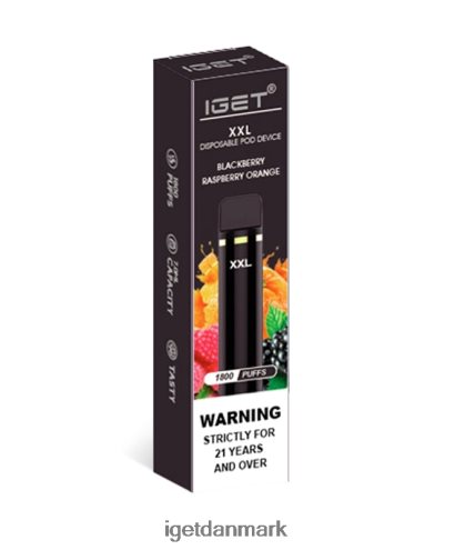 iget xxl 884H4044 brombær hindbær appelsin | Iget Vape Danmark