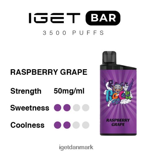 iget bar 3500 pust 884H40280 hindbærdrue | Iget Bar