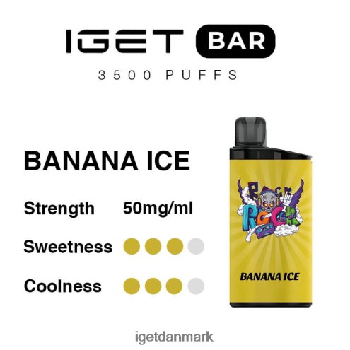 iget bar 3500 pust 884H40282 bananis | Iget Vape