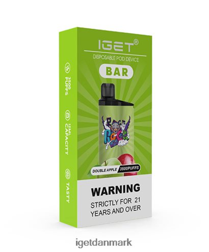iget bar 884H40157 dobbelt æble | Iget Vape