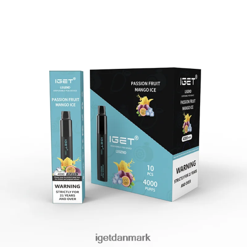 iget legend 4000 pust 884H40342 passionsfrugt mango is | Iget Bar Sale