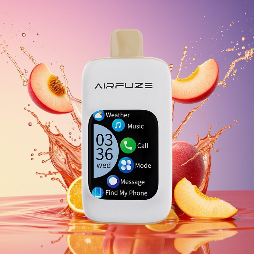 AirFuze Smart 30000 Pust Skærm 2.01" Type-C 900mAh Juicy Fersken parameter combination Engros Danmark
