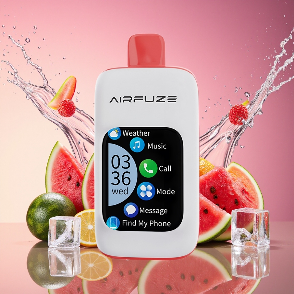 AirFuze Smart 30000 Pust Vandmelon Is 2.01"TFT 900mAh Type-C Engros Danmark