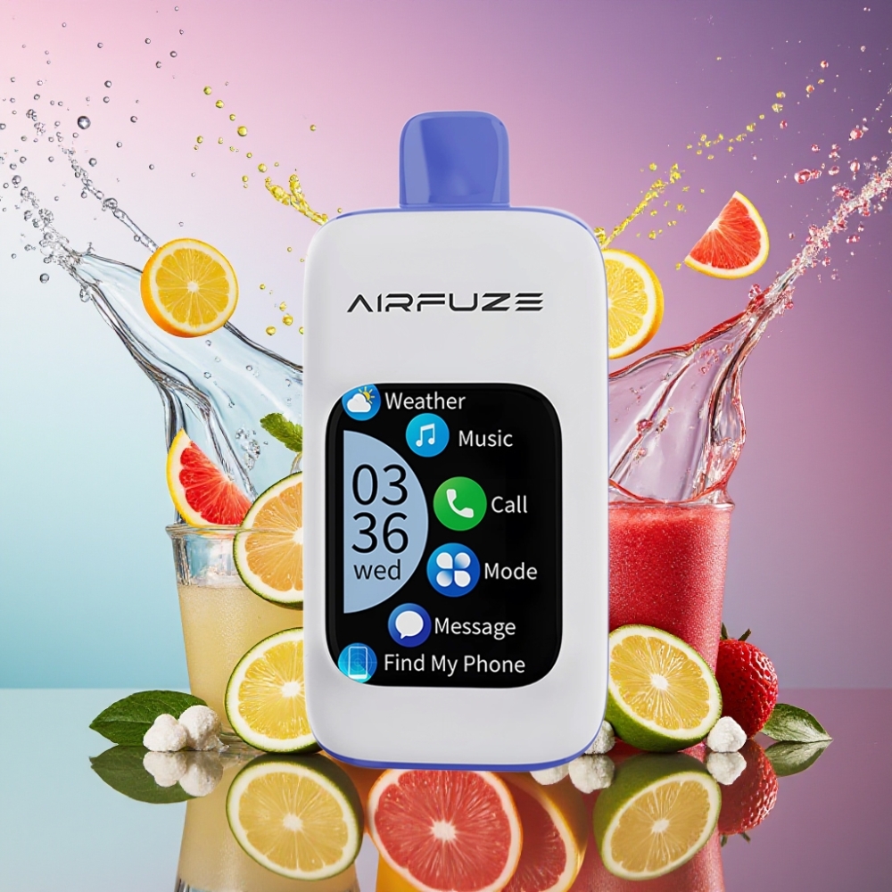 AirFuze Smart Pro 40000 Puffs 20ML 2%/5% 900mAh Genopladelig Miami Mynte parameter combination Engros Danmark