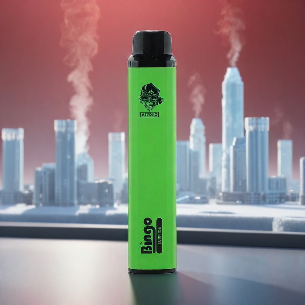 Aivono Aim Bingo 4000 Puffs 10mL 1000mAh 10.08W 3.6-4.2V 0%/2%/5% Lush Engros Danmark
