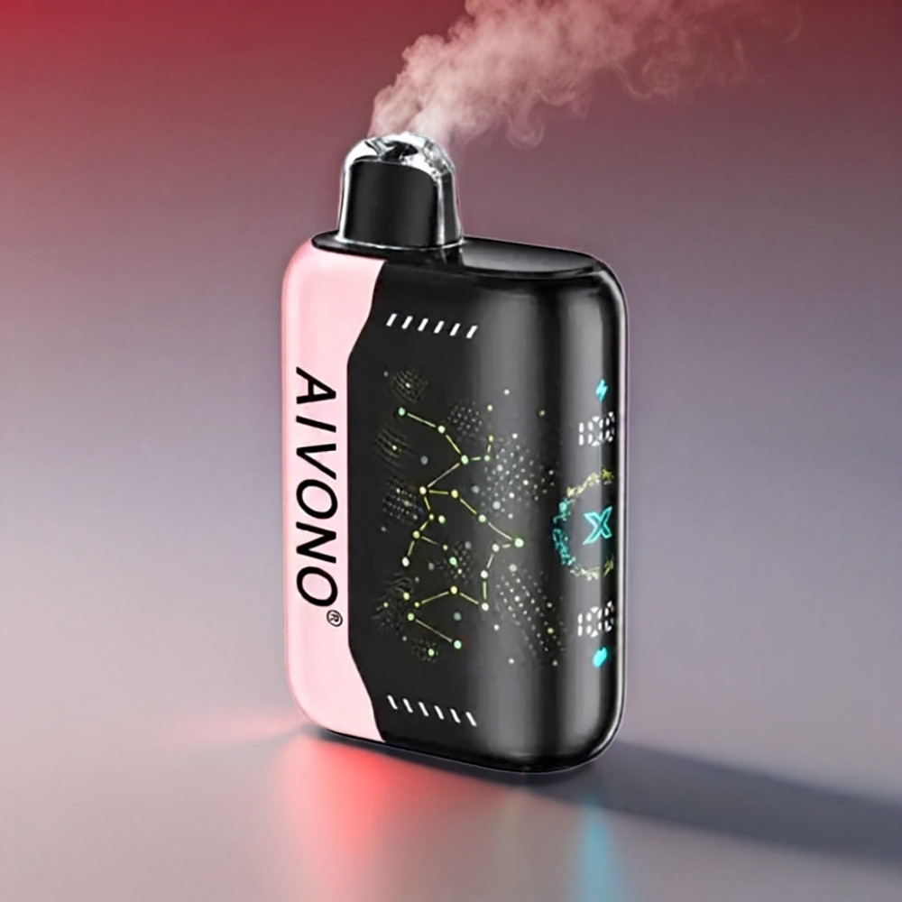 Aivono AIM BOOM Jordbær 25000 Puffs 28ml 650mAh 1.2Ω Type-C 90g Engros Danmark