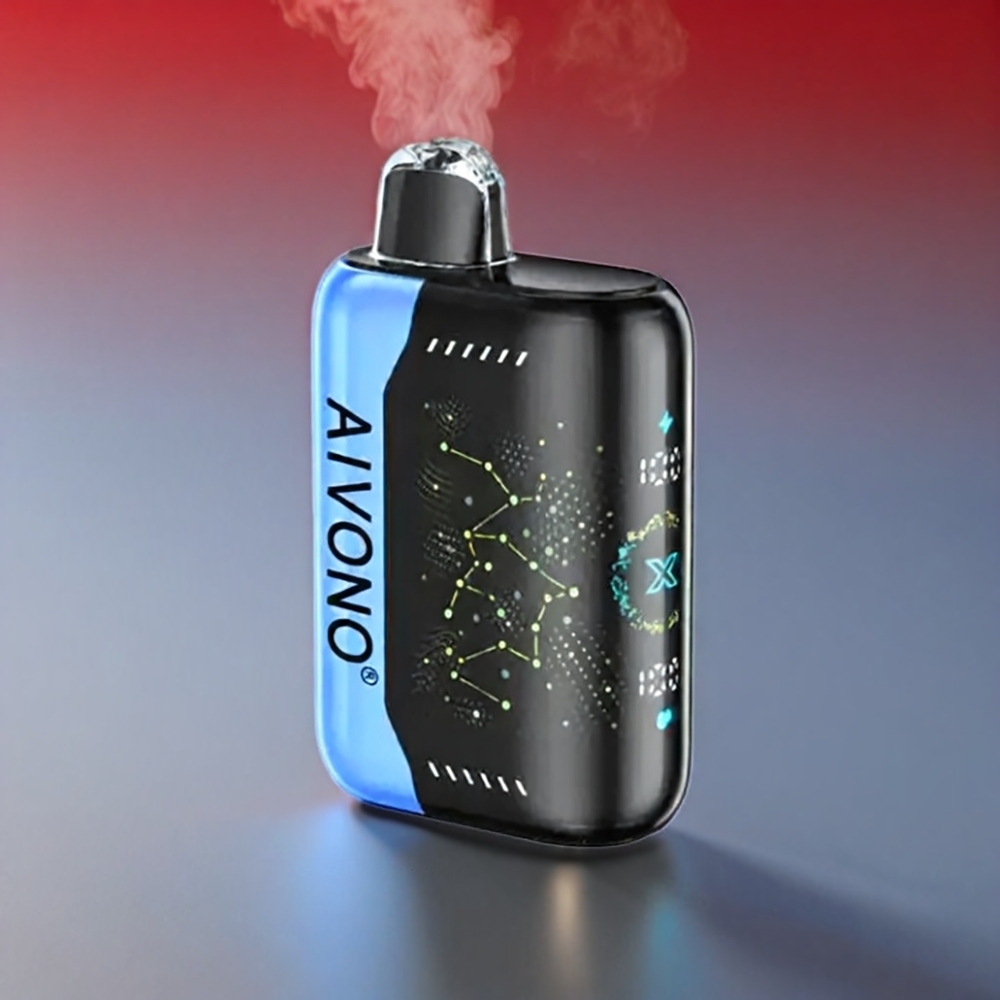 Aivono Aim Boom 25000 Puffs 0-5% Nikotin 28ml 650mAh Type-C Blå Rancher Engros Danmark