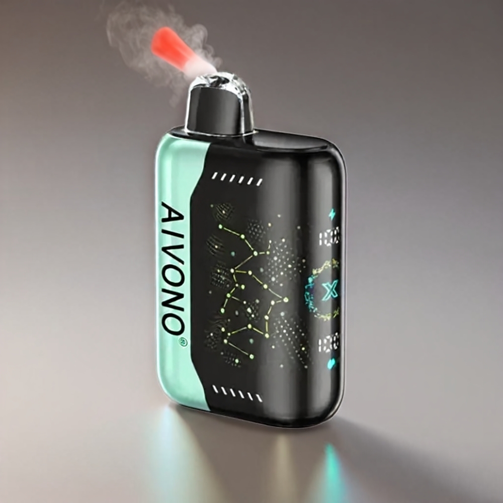 Aivono Aim Boom 25000 Puffs Vape Sur Mango Ananas - 0-5% Nikotin, 28ml, 650mAh, Type-C, 1.2Ω, 90g, OEM/ODM - Engros Danmark