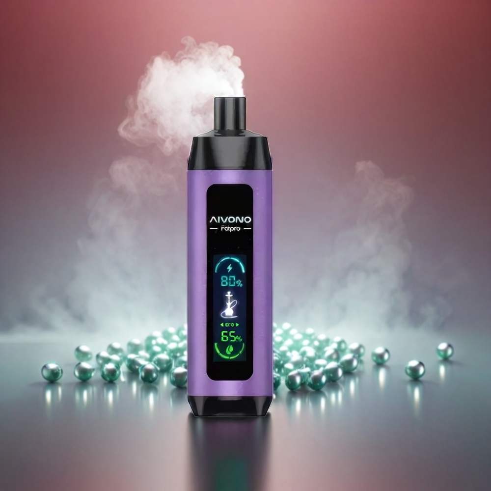 Aivono AIM FATPRO 22000 Puffs Vindrue Mynte 0-5% Nicotin 28ml 600mAh 0.6 ohm Engros Danmark