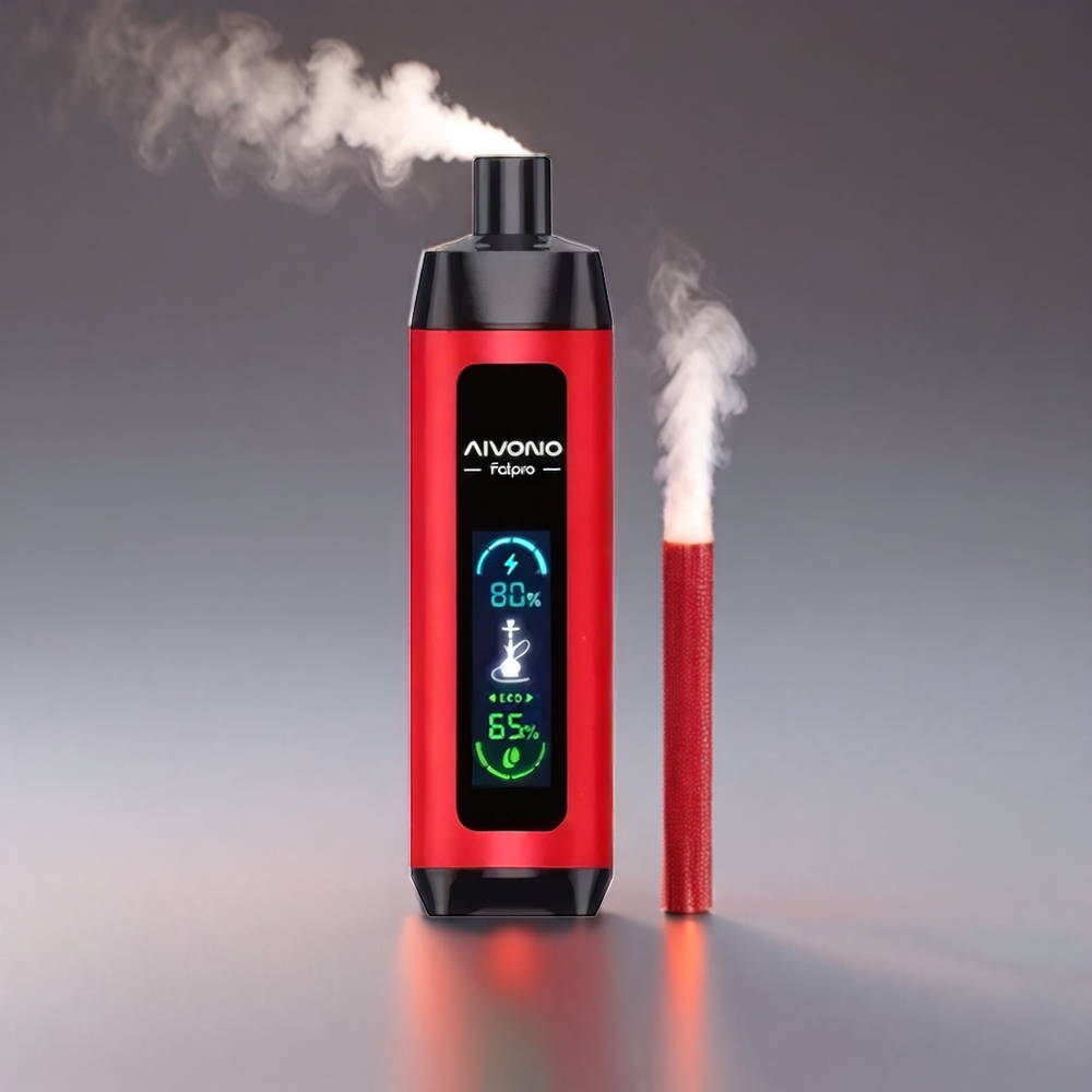 Aivono Aim Fatpro Jordbær Punch 0-5% Nikotin 22000 Puffs 28ml 600mAh 0.6Ω Mesh Eco/Boost VG/PG Engros Danmark