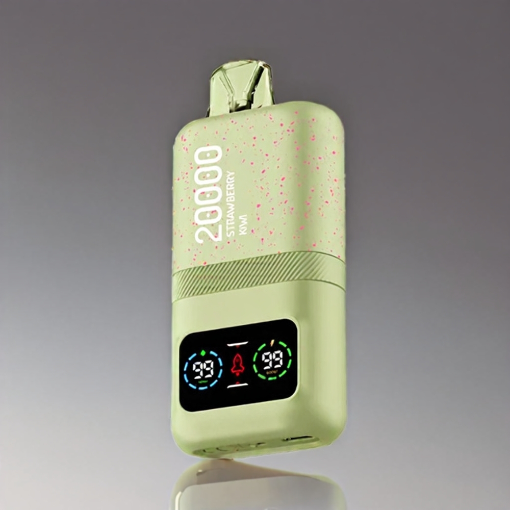 Aivono AIM MAGIC 20000 Puffs Jordbær Kiwi 26ml Dual Mesh LCD Type-C 600mAh 0-5% Nic Engros Danmark
