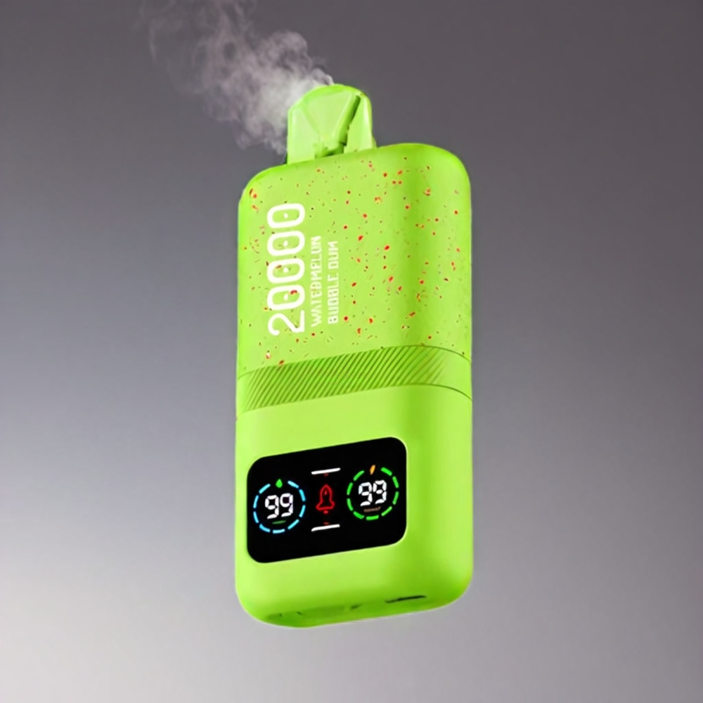 Aivono AIM MAGIC 20000 Puffs Vandmelon Bubblegum – 26ml E-liquid 5% Nicotine LCD Type-C Engros Danmark