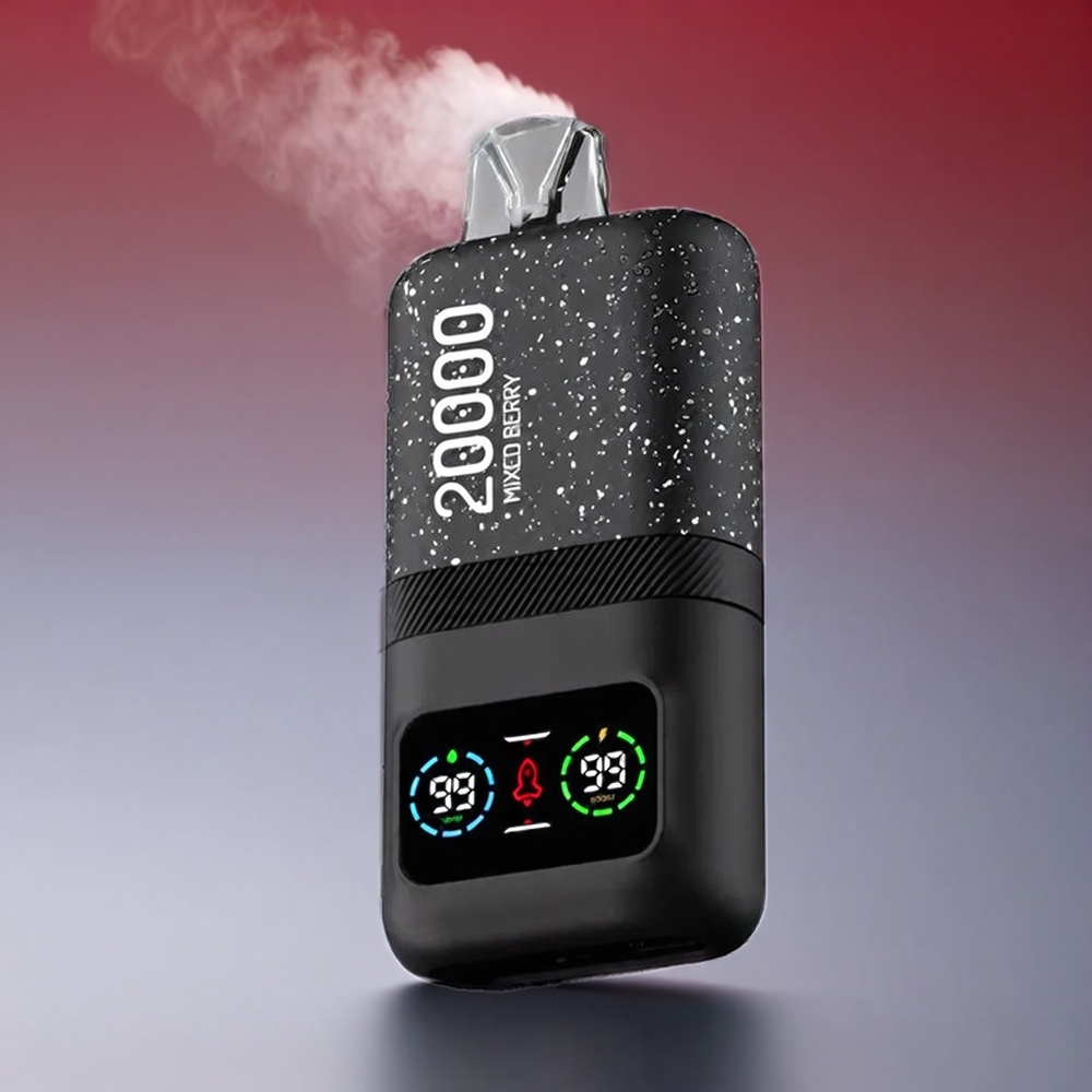 Aivono AIM MAGIC 20000 Puffs Vape Bær Mix Engros Danmark | 26ml E-væske, Dual Mesh Coils, LCD, Type-C