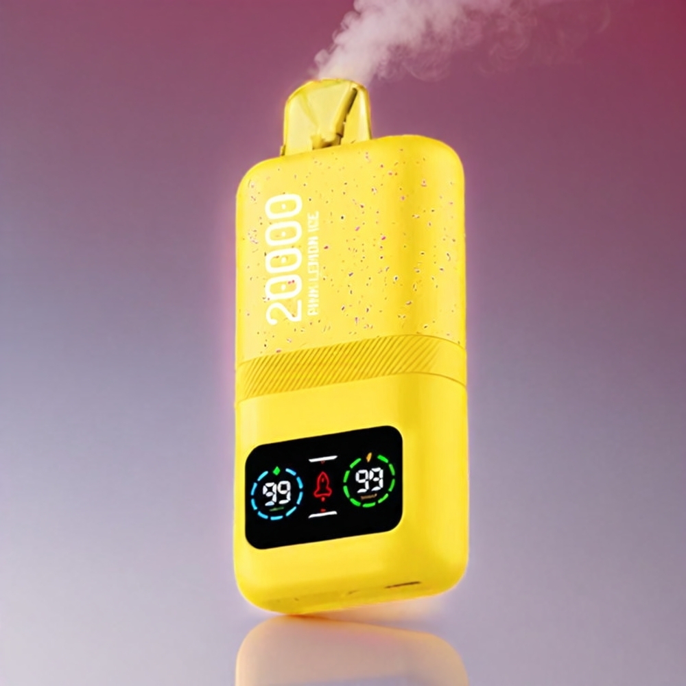 Aivono Aim Magic 20000 Puffs Pink Lemon Ice 26ml Dual Mesh LCD Type-C 600mAh Engros Danmark