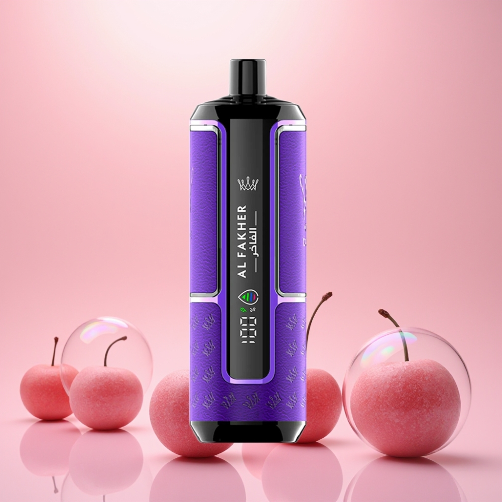 Al Fakher Crown Bar 15K Hypermax Engangs Vape Kit Kirsebær Fiesta 22ml 600mAh Type-C 20mg DTL Engros Danmark