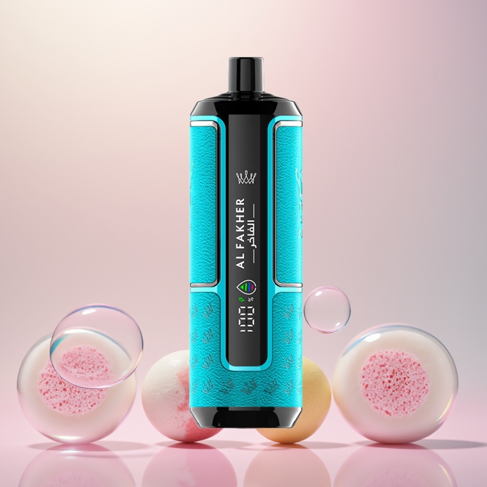 Al Fakher Crown Bar 15K Hypermax Engangs Vape Kit Tygge-Mynte 22ml 600mAh Type-C 20mg DTL Engros Danmark