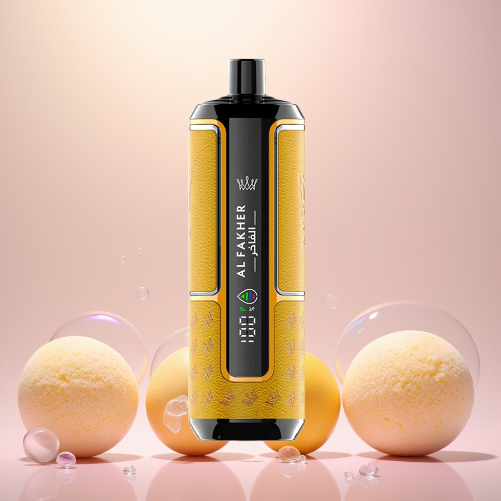 Al Fakher Crown Bar 15K Hypermax Mund Engangs Vape Kit Mango Is Engros Danmark