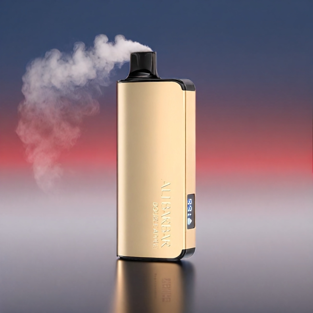 Alibarbar Ingot 22ml 2350mAh 9000 Puffs Dobbelte Æble 103x40x26mm 90g 1.2Ohm Engros Danmark