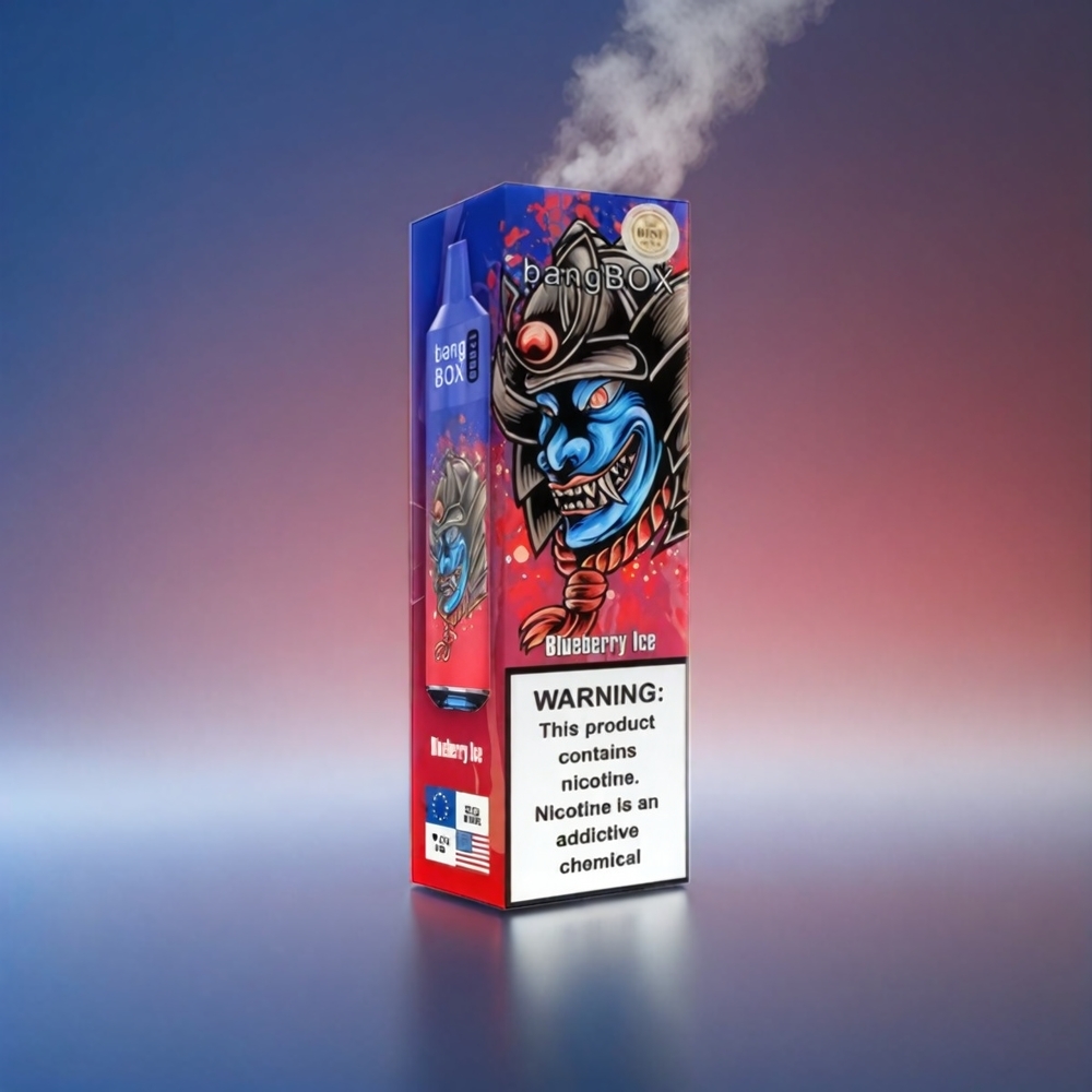 Bang Box 12000 Puffs Blåbær 23ML 650mAh TYPE-C 5V 1A PC 0%-5% Engros Danmark