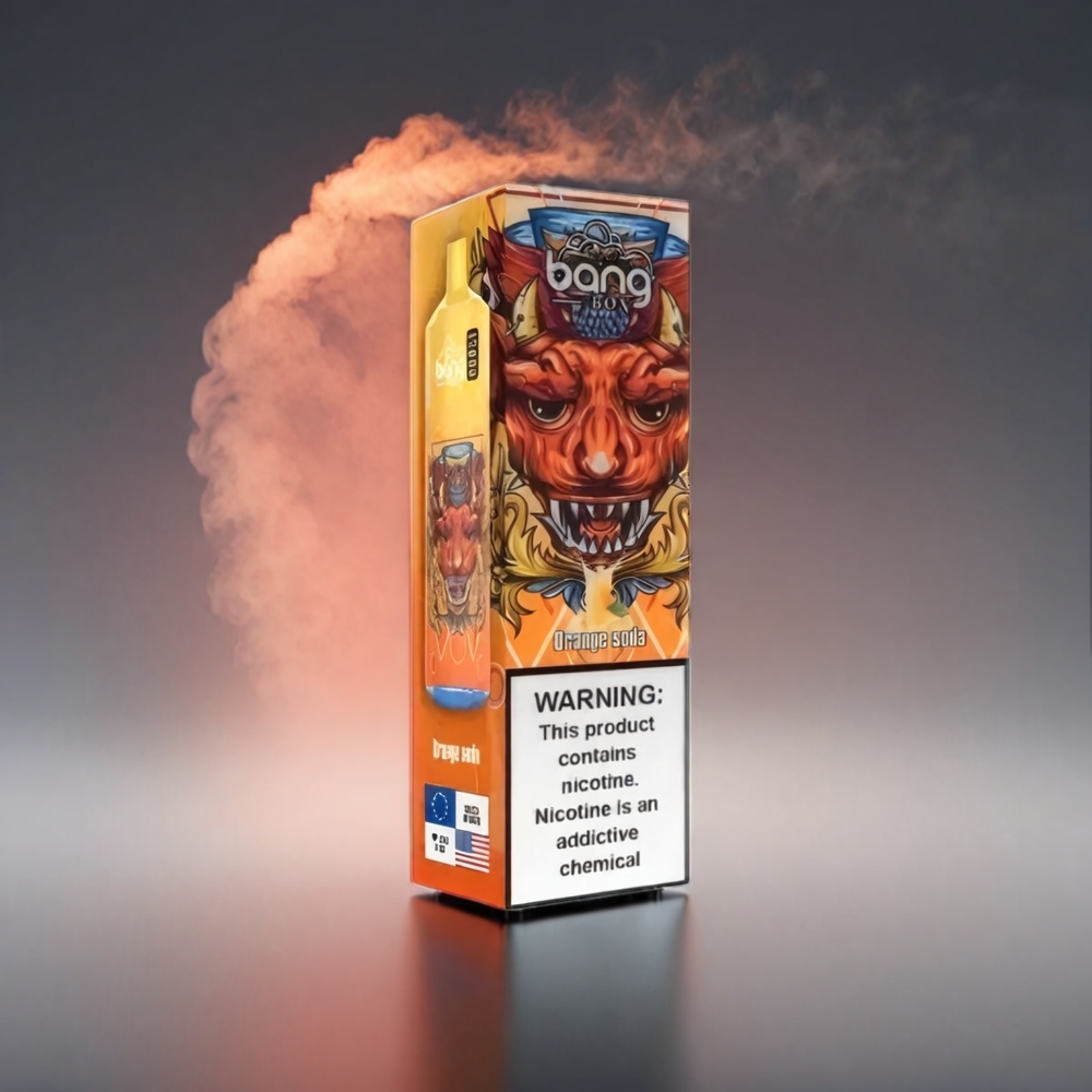Bang Box 12000 Puffs Orange Sodavand 23ML 650mAh TYPE-C 5V 1A PC 0%-5% Engros Danmark