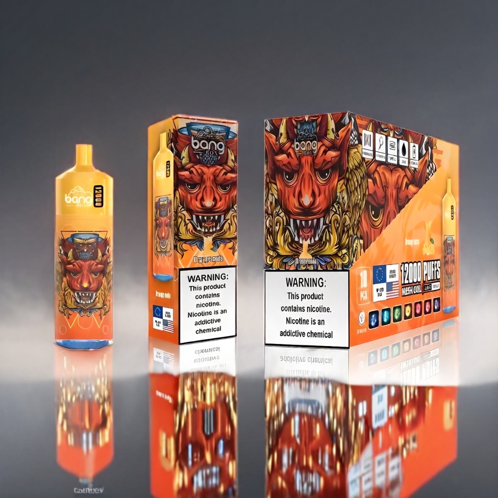 Bang Box 12000 Puffs Orange Sodavand 23ML 650mAh TYPE-C 5V 1A PC 0%-5% Engros Danmark