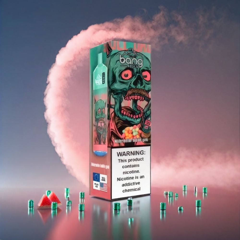 Bang Box 12000 Puffs Vandsæbe Bubble Gum 23ML 650mAh TYPE-C 5V 1A PC 0%-5% Engros Danmark