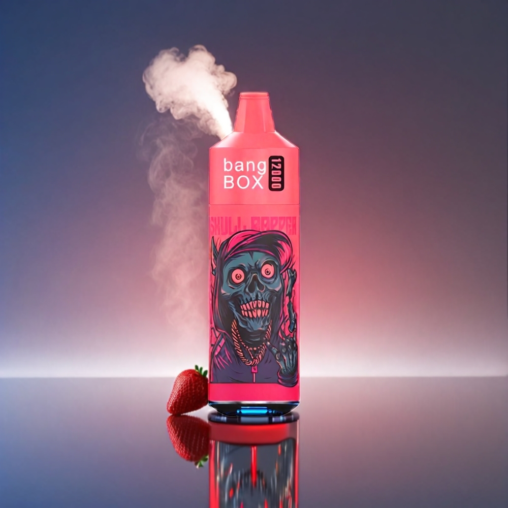 Bang Box 12000 Puffs Vape Jordbær Juice 23ML 650mAh TYPE-C 5V 1A PC 0-5% Salt Nic Engros Danmark