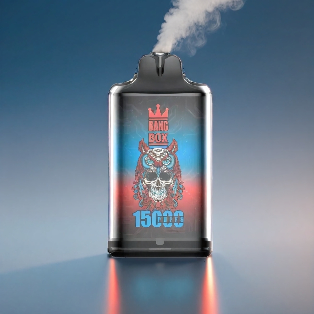 Bang Box 15000 Puffs Vape Blå Hindbær | 23ml 5% 650mAh TYPE-C 1x10 Engros Danmark