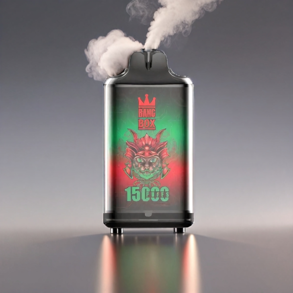 Bang Box 15000 Puffs Vape Jordbær Kiwi 23ml 0%/2%/3%/5% 650mAh TYPE-C 1x10 Engros Danmark