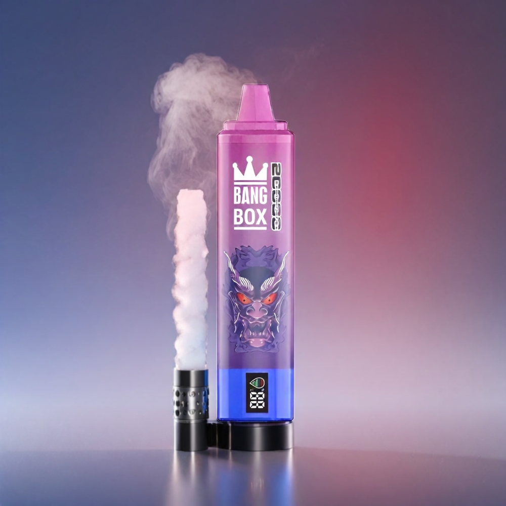 Bang Box 20000 Puffs Vape Gra (0% Nicotin, 35ml, 850mAh, Mesh Coil) - Engros Danmark