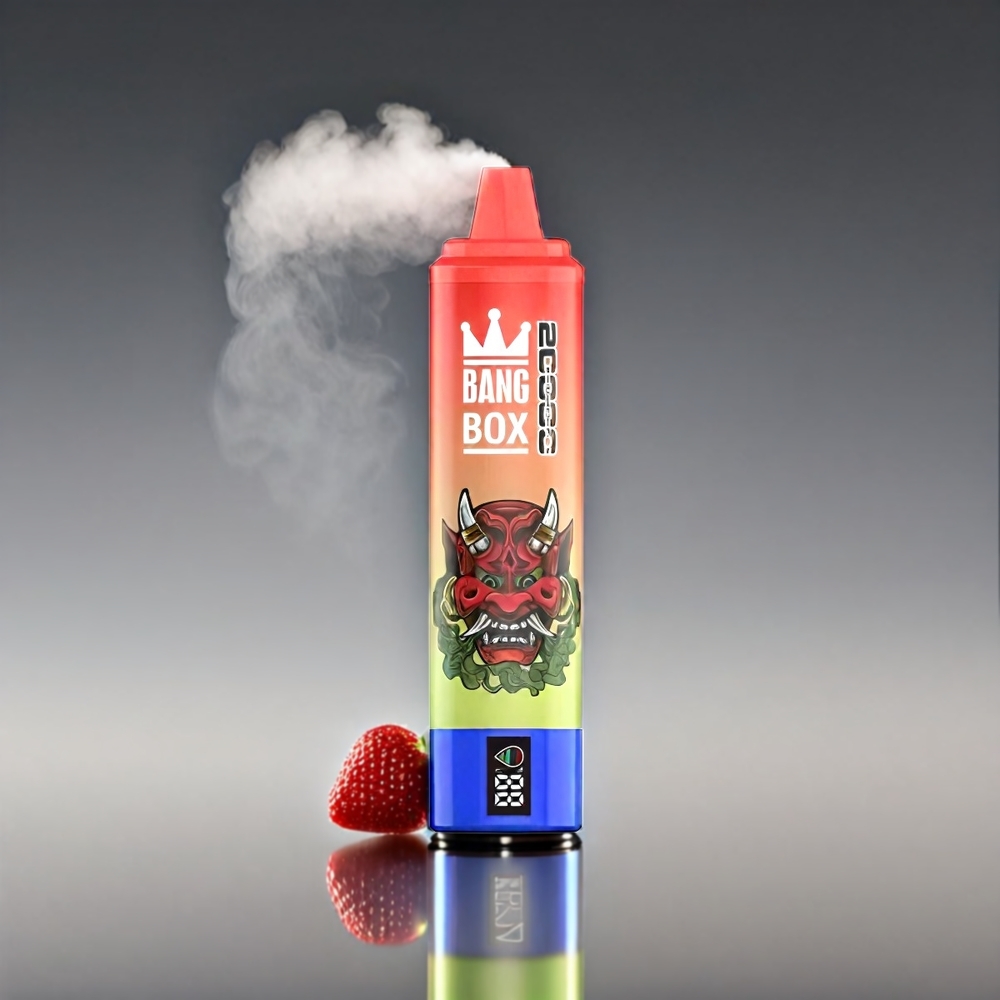 Bang Box 20000 Puffs Vape Jordbær Kiwi 0% 5% Nicotine 35ml E-Liquid 850mah Engros Danmark