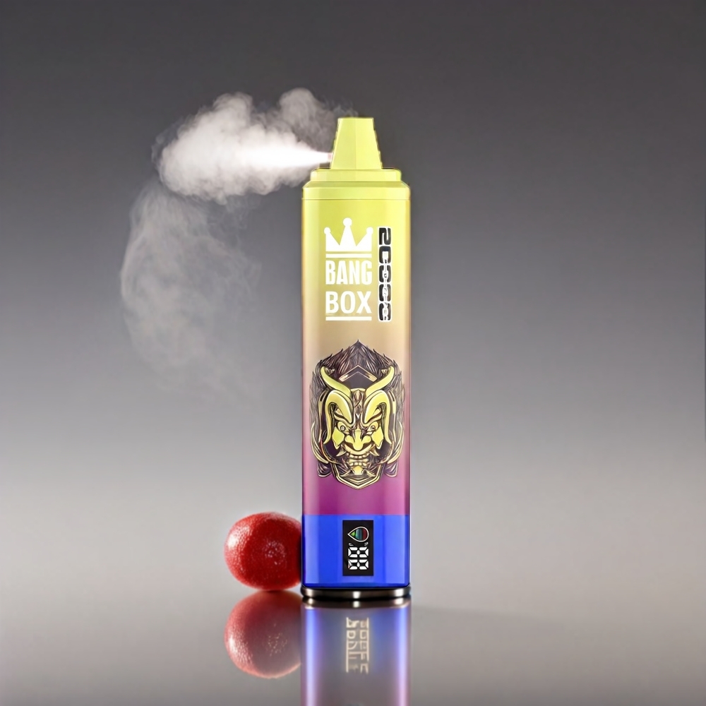 Bang Box 20000 Puffs Vape Kiwi Passionsfrugt Guava - 5% Nicotine, 20000 Puffs, 35ml E-Liquid, 850mAh, Mesh Coil Engros Danmark