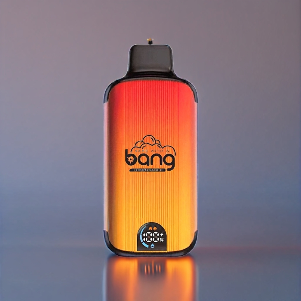 Bang 20000 Puffs Engangs Vape Blåbær Vandmelon – 13400 Batteri, Type-C Opladning, Dual Mesh Coil, Smart Skærm, 0%/2%/3%/5% Nikotin + Engros Danmark