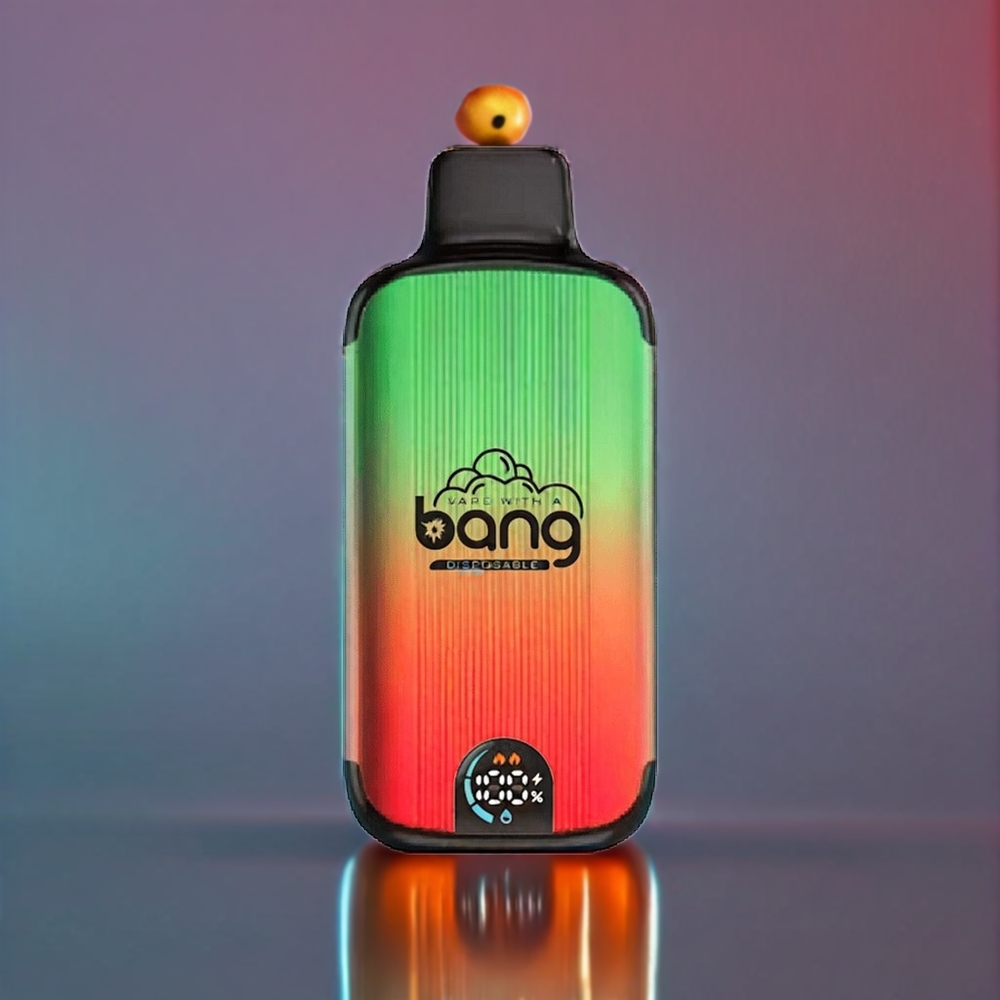 Bang 20000 Puffs Engangs Vape Dobbelt Æble 13400 Battery Type-C Dual Mesh Smart Screen 0% 2% 3% 5% Engros Danmark