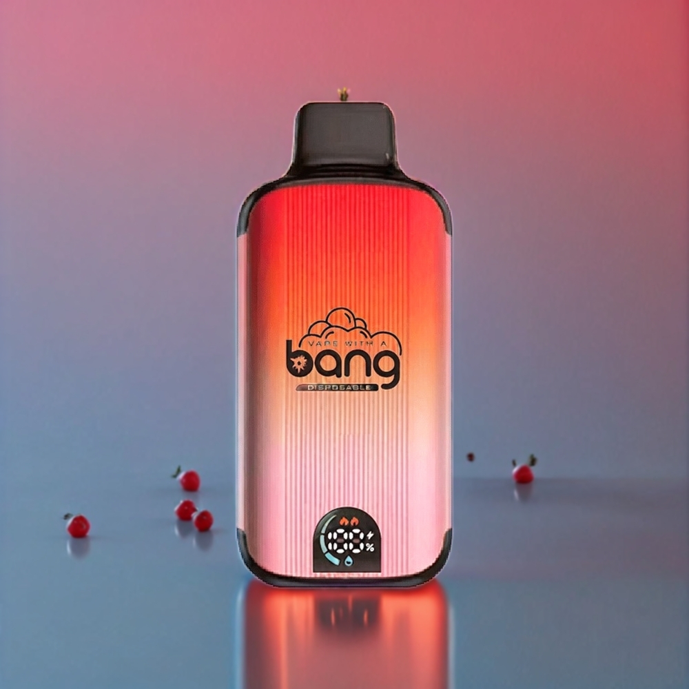 Bang 20000 Pust Engangs Vape Hindebær Vandmelon 13400 Batteri Type-C Opladning Dobbelt Mesh Varmespole Smart Skærm 0%,2%,3%,5% Nikotin Engros Danmark
