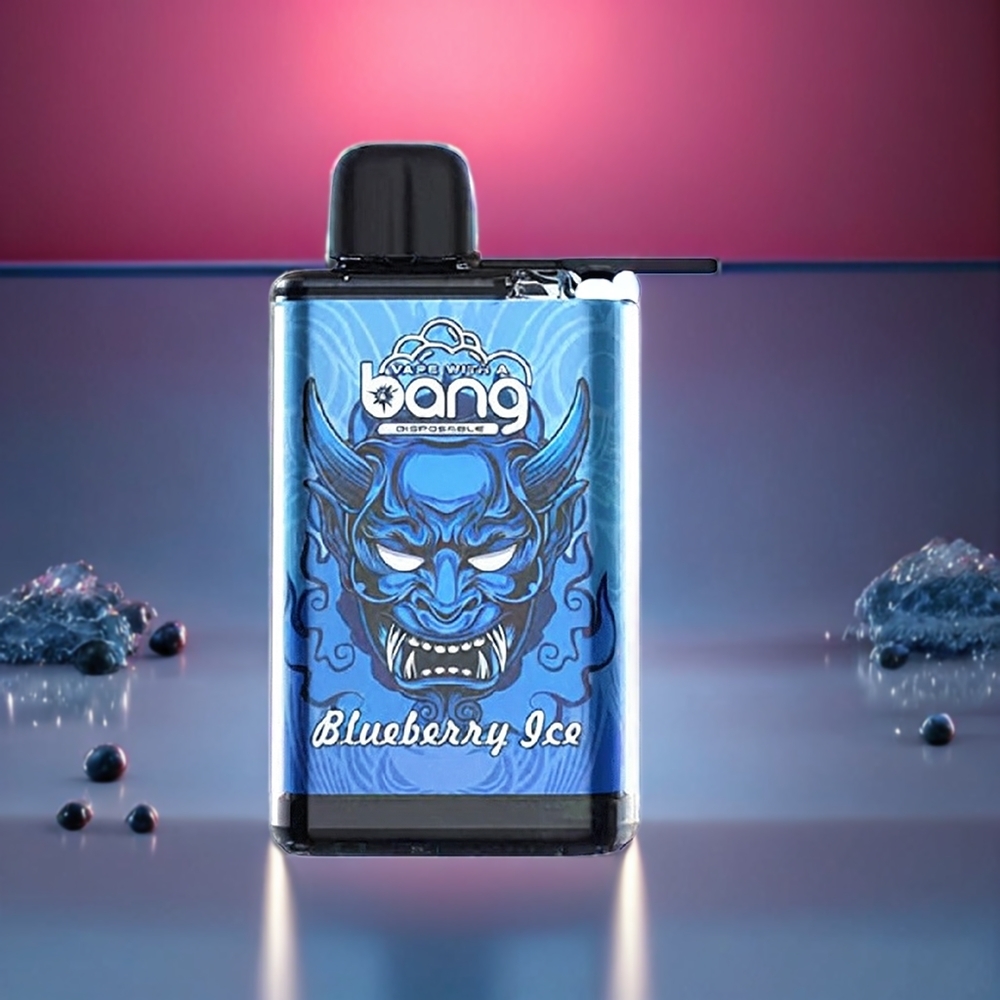 Bang 28000 Puffs 0% Nikotin 650mAh 30ml Blåbær Is Engros Danmark