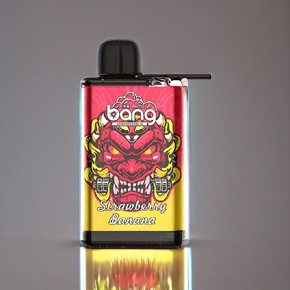 Bang 28000 Puffs Engangs E-cigaret Jordbær Banan 0% 650mAh 30ml Engros Danmark