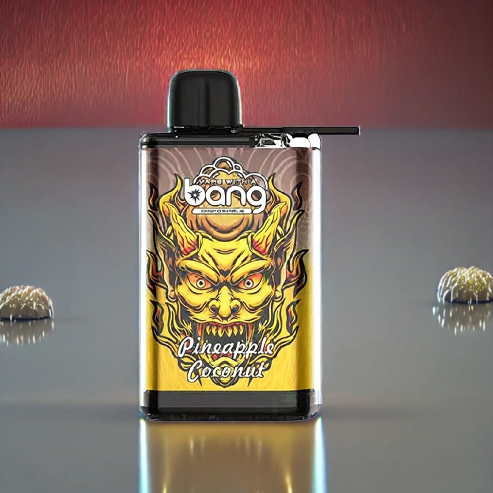 Bang 28000 Puffs Engangs Vape Ananas Kokos 0% 650mAh 30ml Engros Danmark