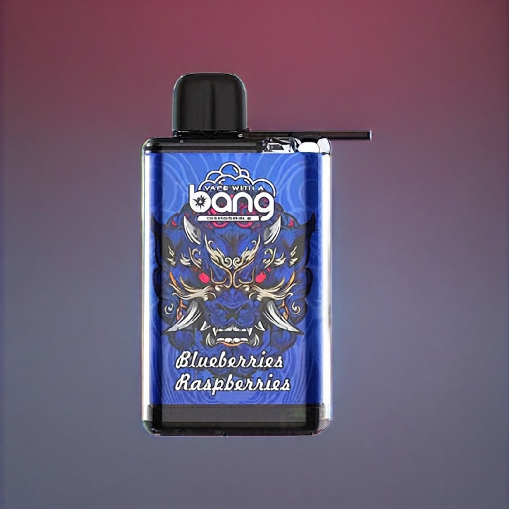 Bang 28000 Puffs Engangs Vape Blåbær Hindbær 0% 650mAh 30ml Engros Danmark