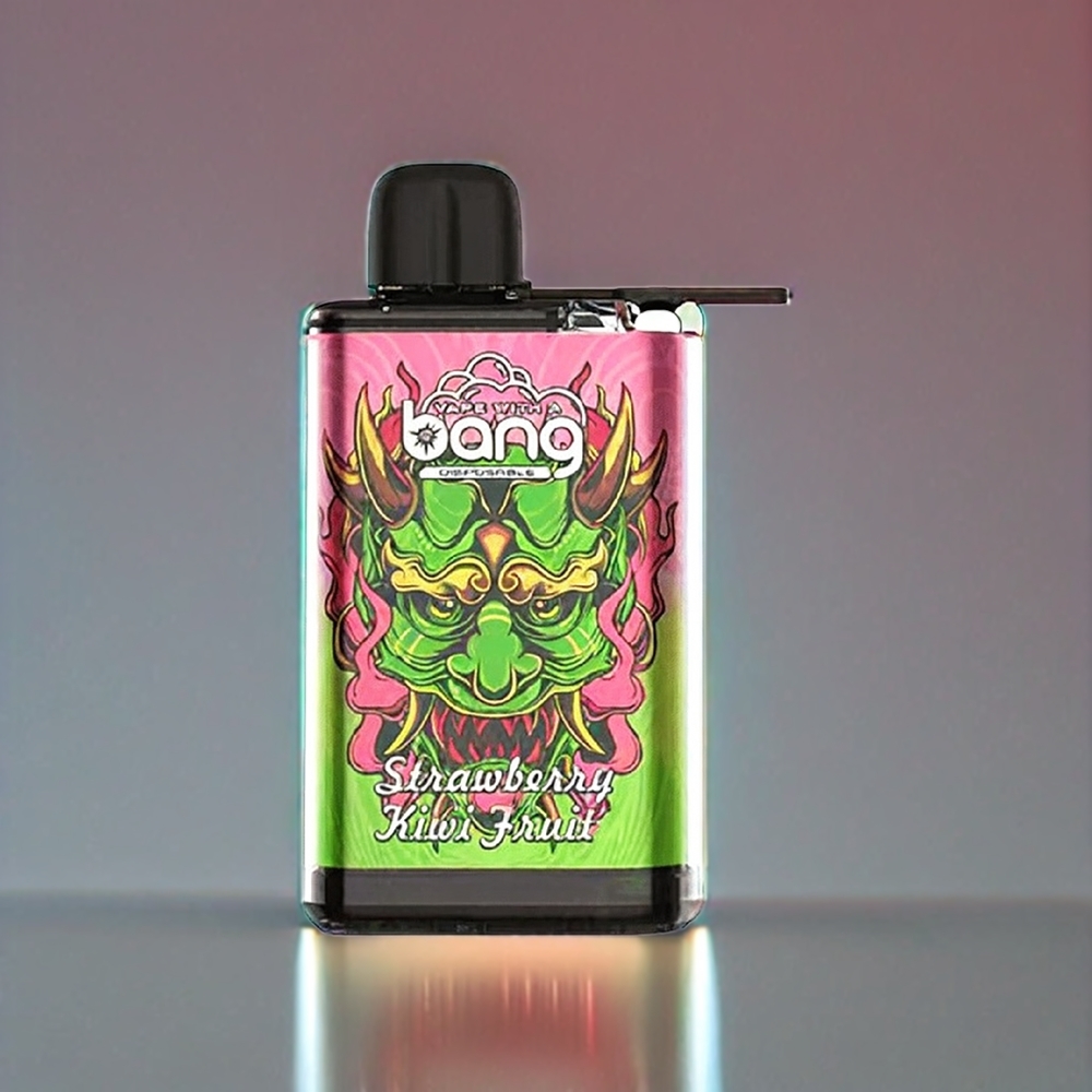 Bang 28000 Puffs Engangs Vape Jordbær Kiwi Frugt 0% 650mAh 30ml Engros Danmark