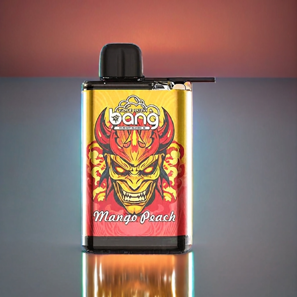 Bang 28000 Puffs Engangs Vape Mango Fersken 0% Nikotin 650mAh 30ml Engros Danmark