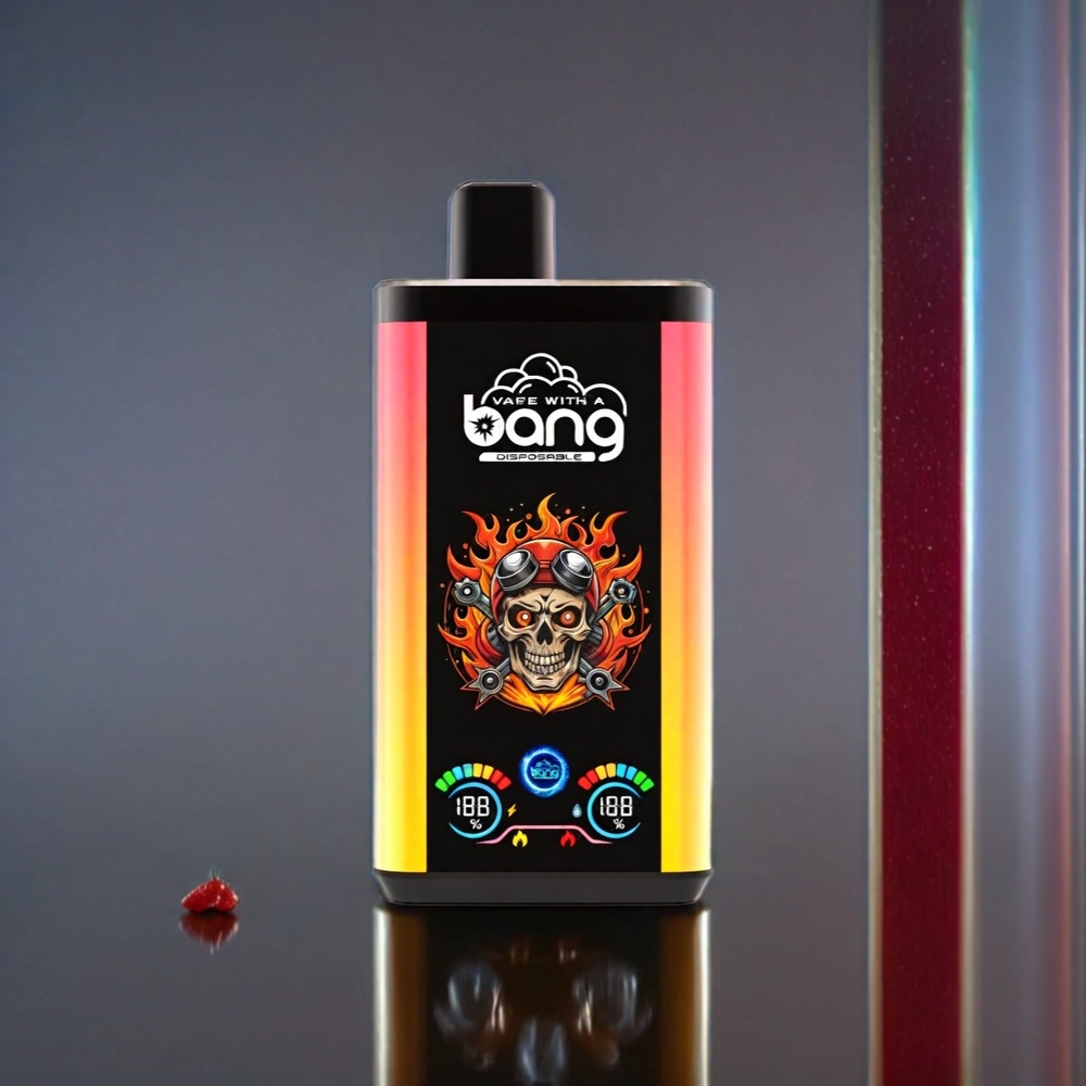 Bang 30K Pro 30000 Puffs Dual-Smag Rød Tyr & Jordbær Mango 36ml 550mAh 0%-5% Engros Danmark