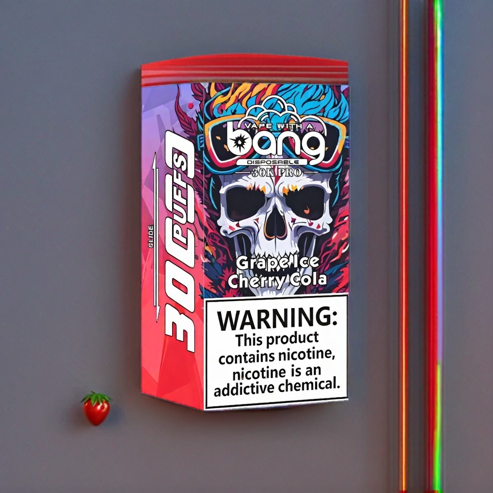 Bang Pro 30K 30000 Puffs Dual-Smag Kærlighed66 & Jordbær Kiwi 36ml 550mAh 0%/2%/3%/5% Engros Danmark