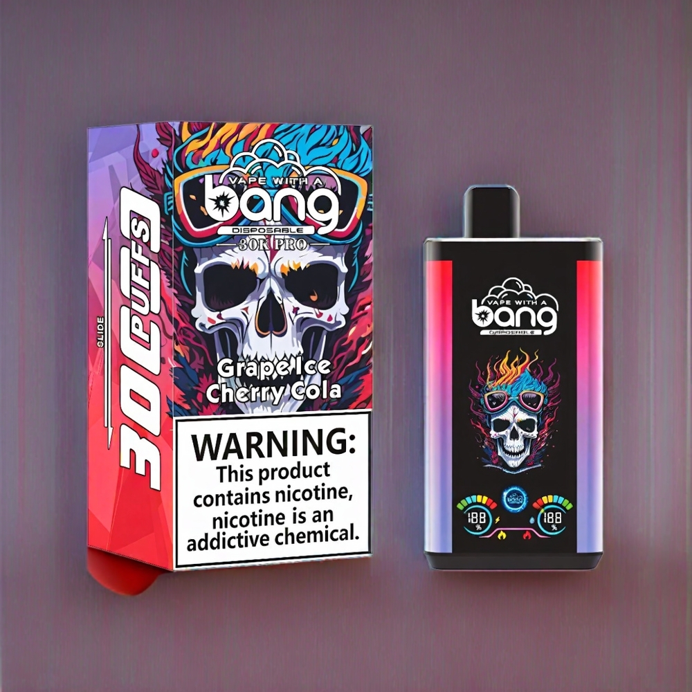 Bang Pro 30K 30000 Puffs Dual-Smag Kærlighed66 & Jordbær Kiwi 36ml 550mAh 0%/2%/3%/5% Engros Danmark