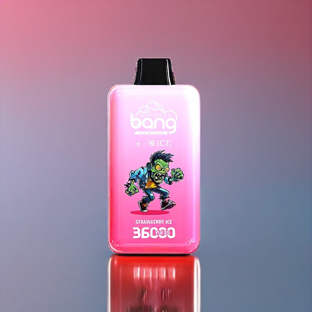 Bang 36000 36000 Puffs 36ml 850mAh 0%-5% Jordbær Is parameter combination + Engros Danmark