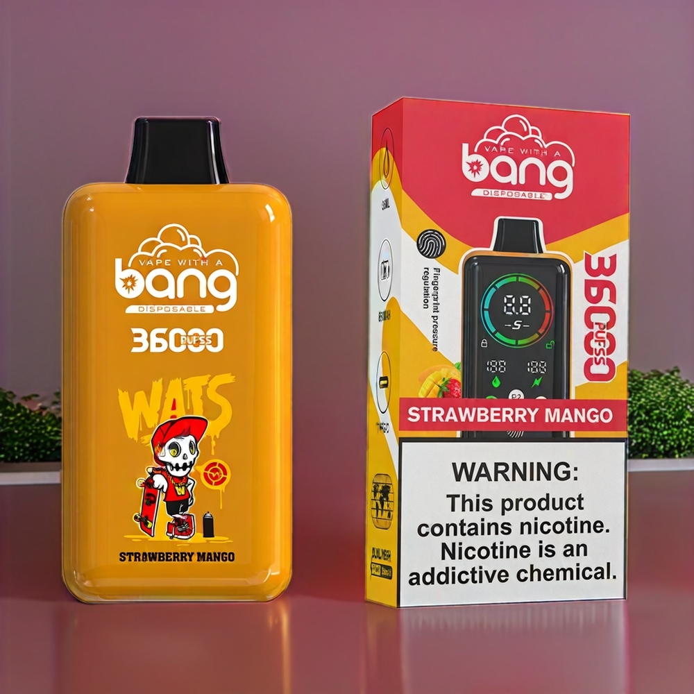 Bang 36000 36000 Puffs Jordbær Mango 36ml/850mAh/1.0 Ohm Engros Danmark