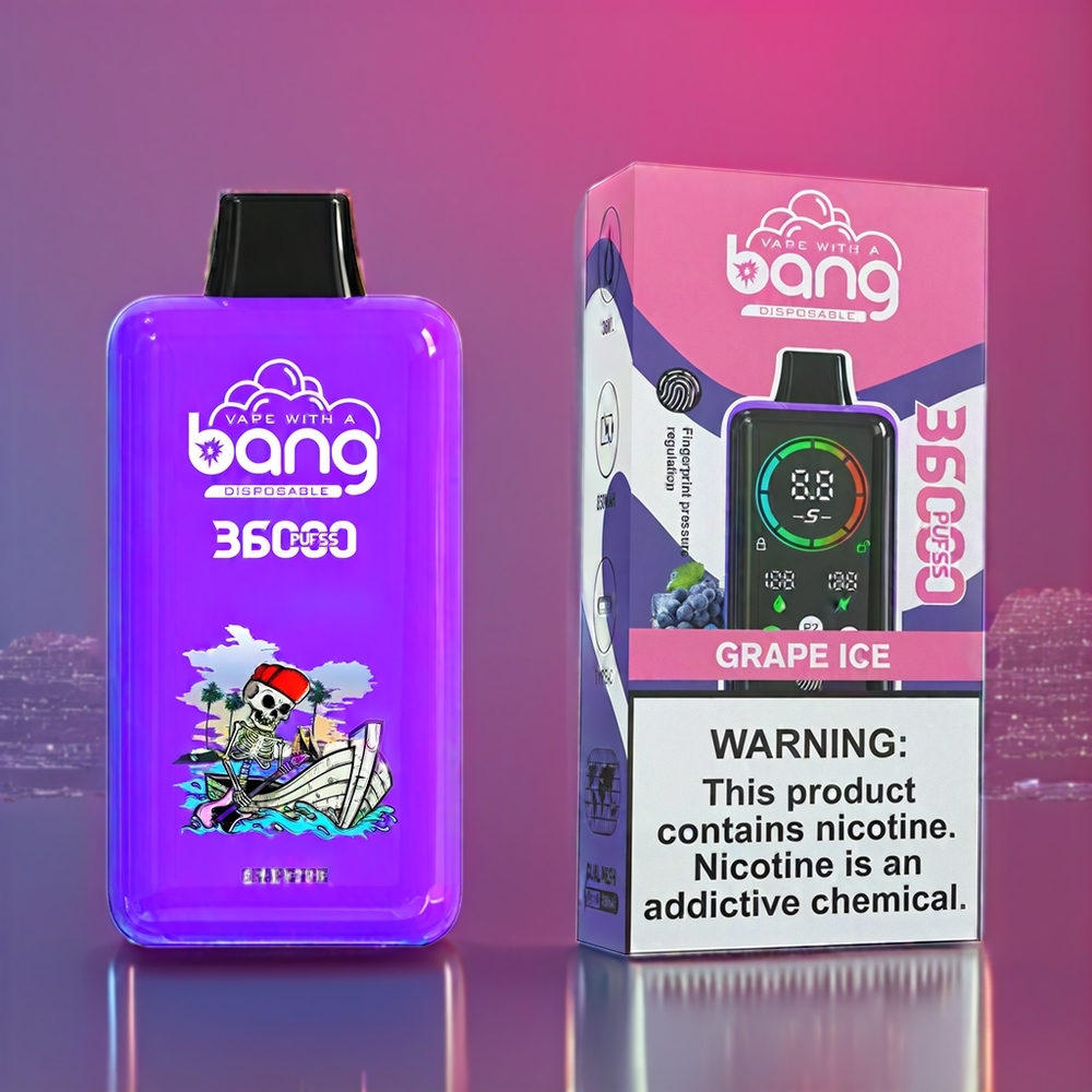 Bang 36000 Power Engangs Vape Drueis 36000 Pust 36ml 5% 850mAh Engros Danmark