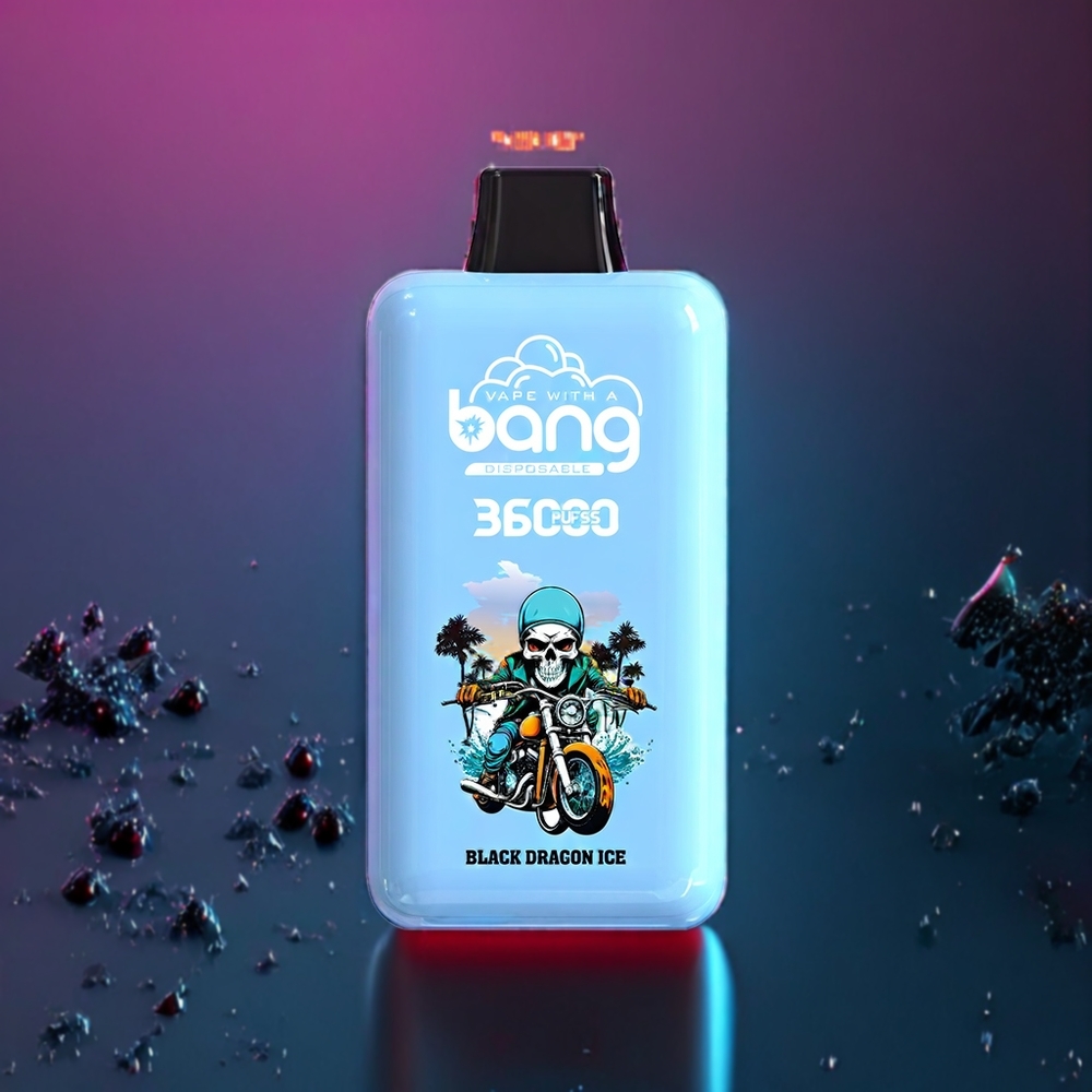 Bang 36000 Power Engangs Vape Sort Drage Is 36000 Pust 36ml/850mAh/1,0 Ohm Engros Danmark