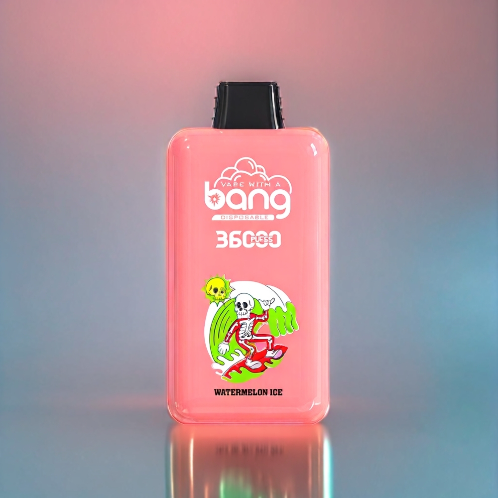 Bang 36000 Vandmelon Is 36ml 36000 Pust 850mAh 1.0 Ohm Engros Danmark