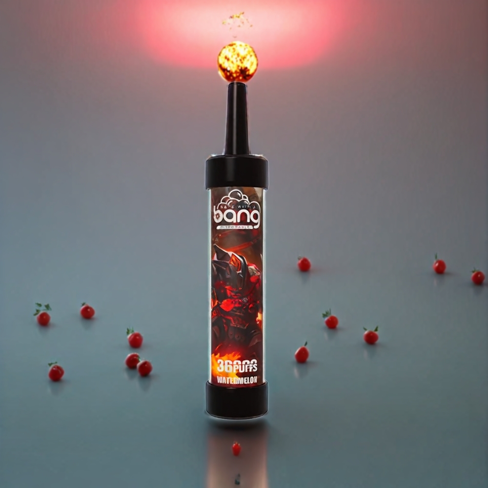 Bang 36000 Puds Engangs Vape Vandmelon 40ml 650mAh 0-5% Nikotin 0.60 ohm Mesh Coil Engros Danmark